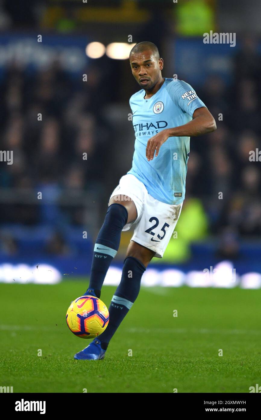 Manchester Citys Fernandinho Stockfoto