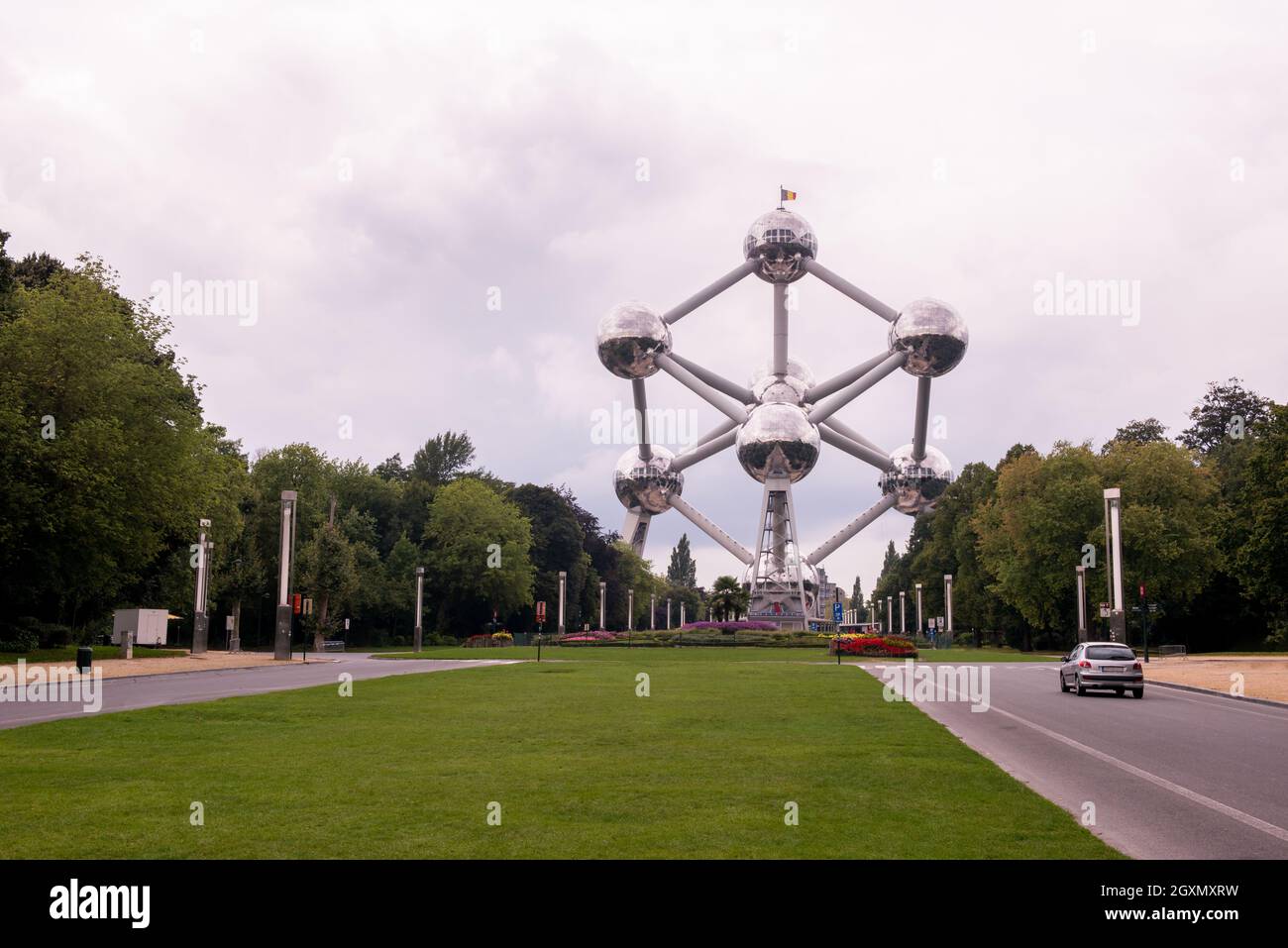 Bild des Atomiums in Brüssel Stockfoto