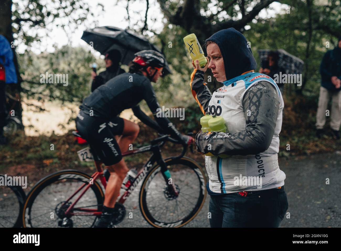 5. Oktober 2021 Frauen Tour. Stufe 2. Walsall zu Walsall. Soignear. Foto von Simon Gill. Stockfoto