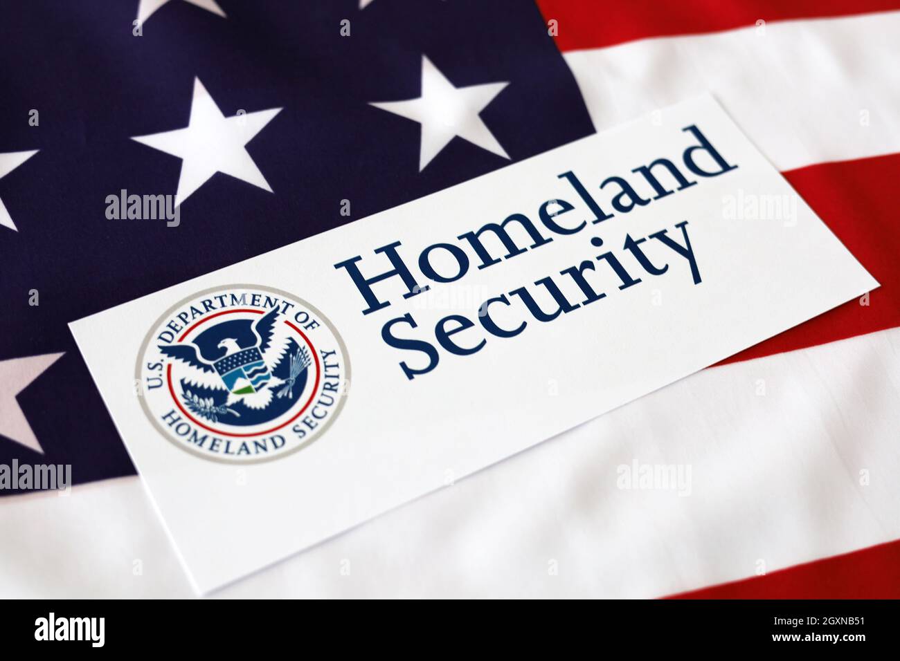 US Department of Homeland Security Human Rights Stockfoto