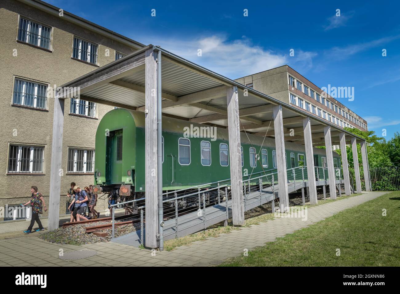 Grotewohl Express, Stasi-Gedenkstätte, Genslerstraße, Hohenschönhausen, Lichtenberg, Berlin, Deutschland Stockfoto