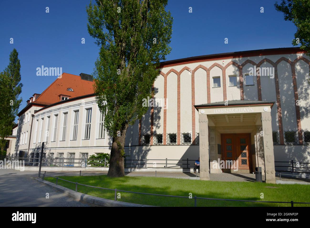 Max-Planck-Gesellschaft Konferenzzentrum Harnack-Haus, Ihnestraße, Dahlem, Berlin, Konferenzzentrum, Deutschland Stockfoto