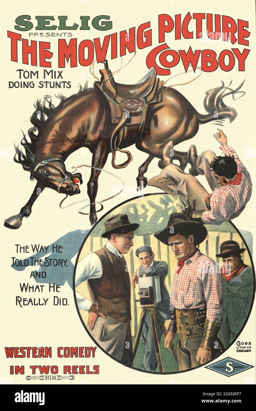 The Motion Picture Cowboy Stockfoto