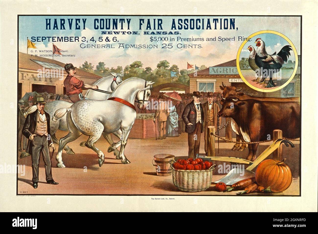 Harvey County Fair Association Stockfoto