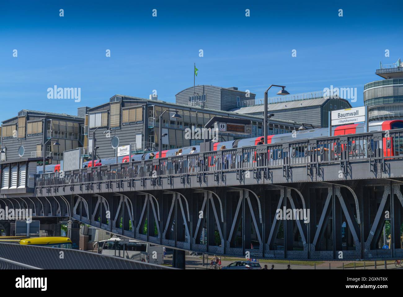 Gruner und Jahr, Verlagsgebäude, am Baumwall, Hamburg, Deutschland Stockfoto