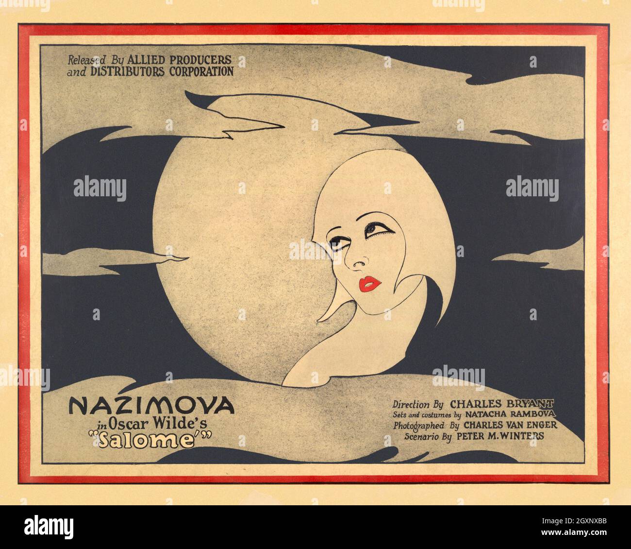 Nazimova in Oscar Wildes „Salomé“ Stockfoto