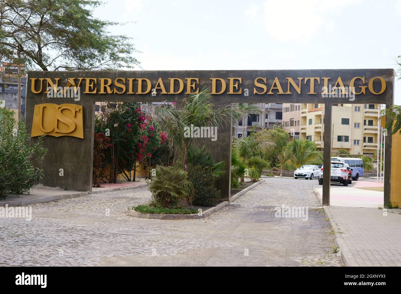 Universität von Santiago, Assomada, Insel Santiago, Kap Verde Stockfoto