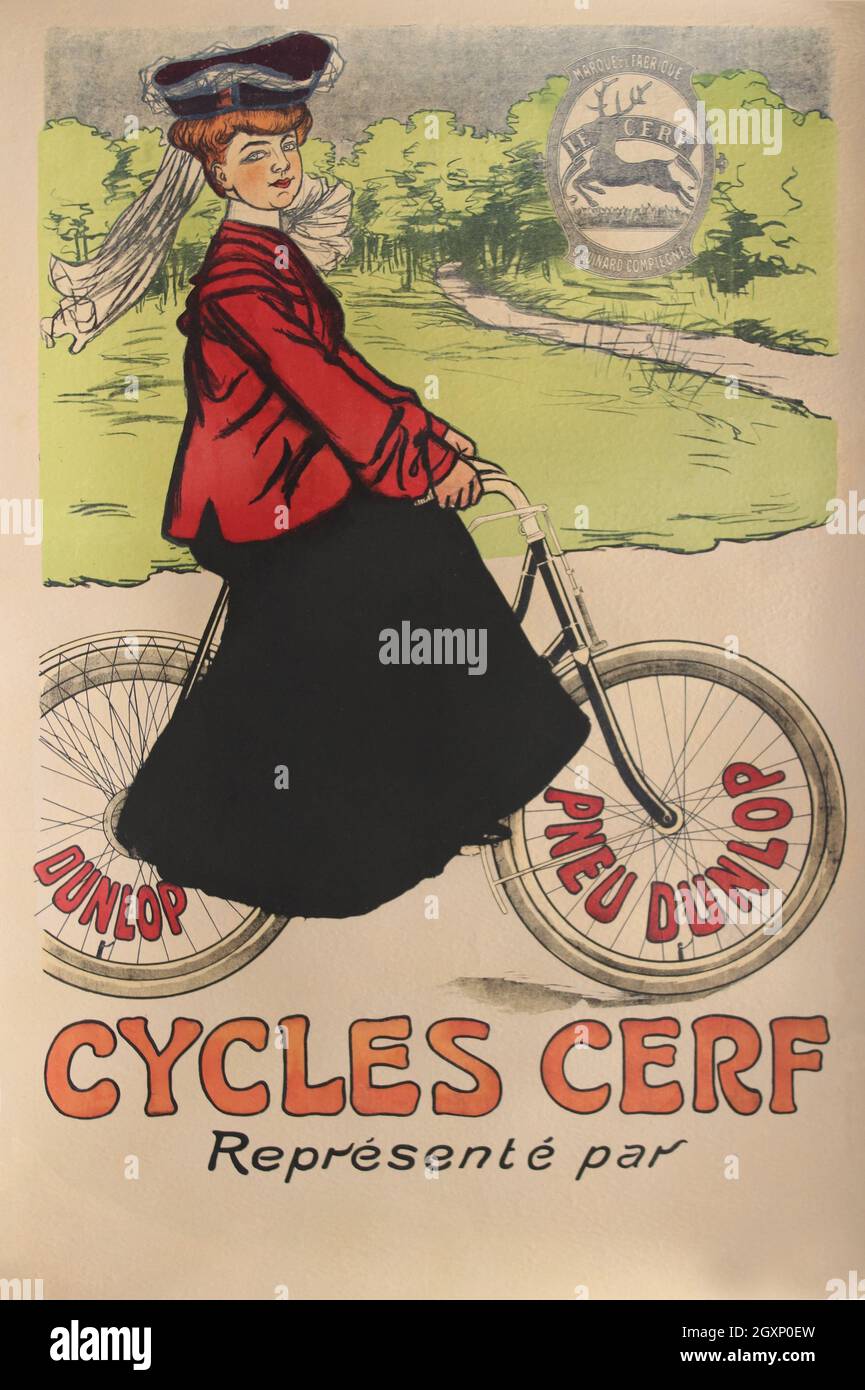 Zyklen Cerf Représenté Par Stockfoto