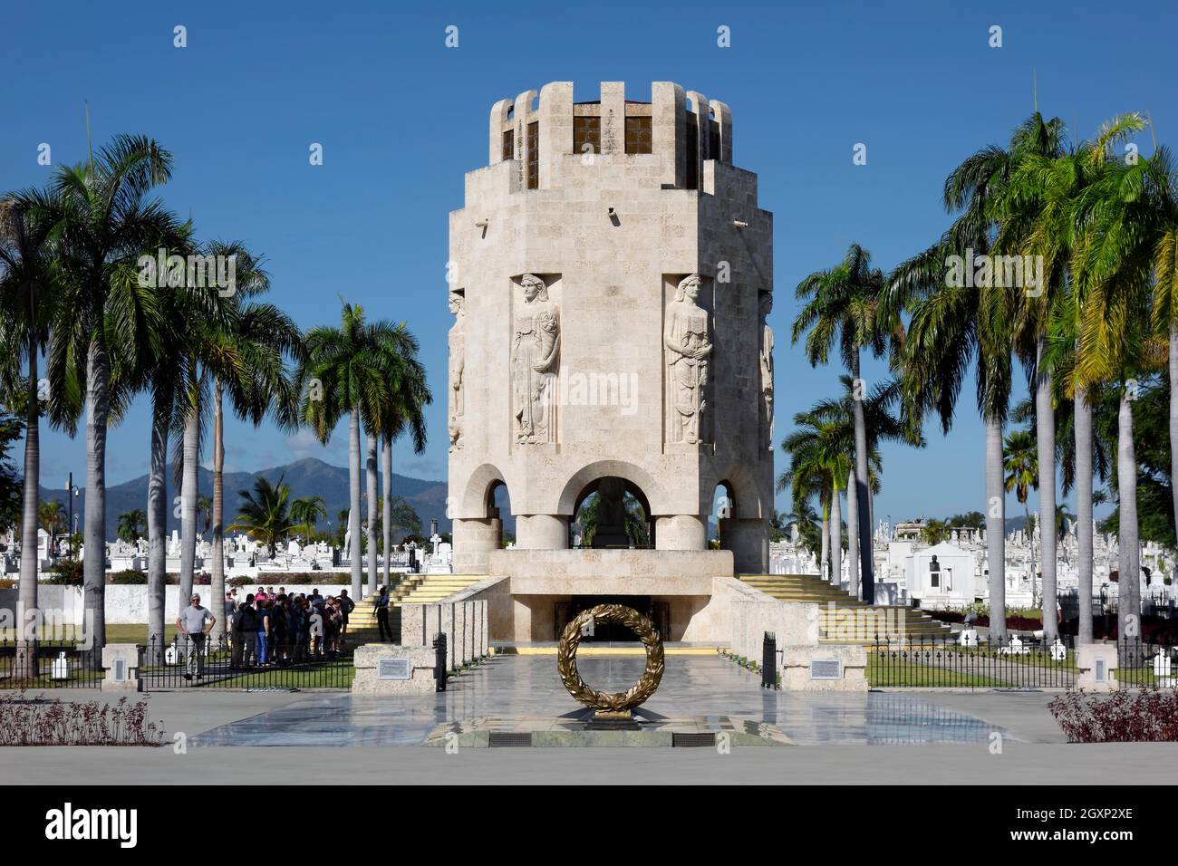 Mausoleum, Grabmal für Jose Julian Marti y Perez, kubanischer Dichter, Schriftsteller und Nationalheld, Symbol des Unabhängigkeitskampfes Kubas, Mitbegründer von Stockfoto