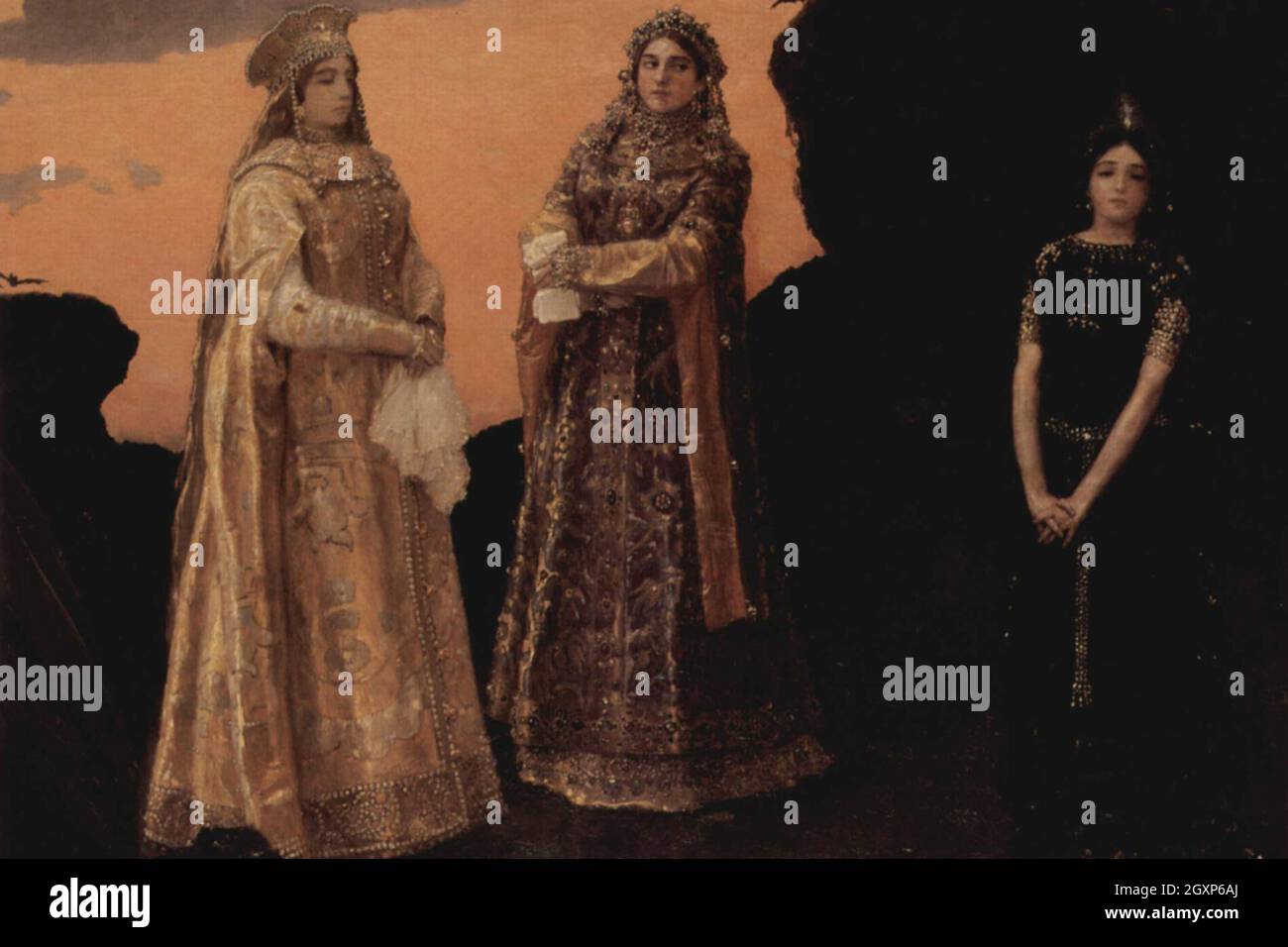 Drei Königinnen des unterirdischen Königreichs Stockfoto