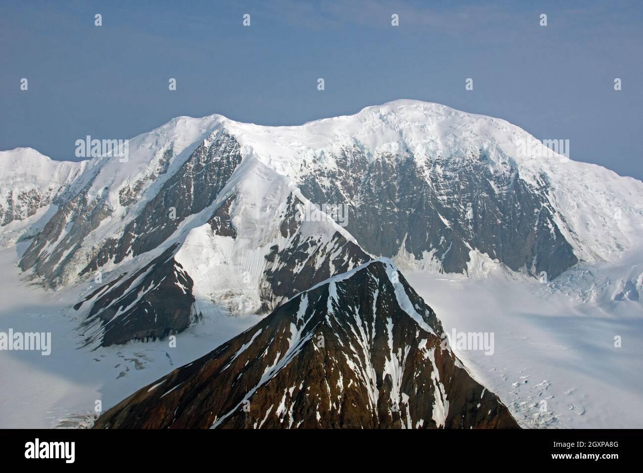 Gipfel im Denali National Park and Preserve, Alaska, USA Stockfoto