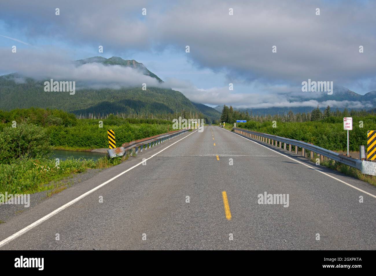 Copper River Highway, Cordova, Alaska, USA Stockfoto