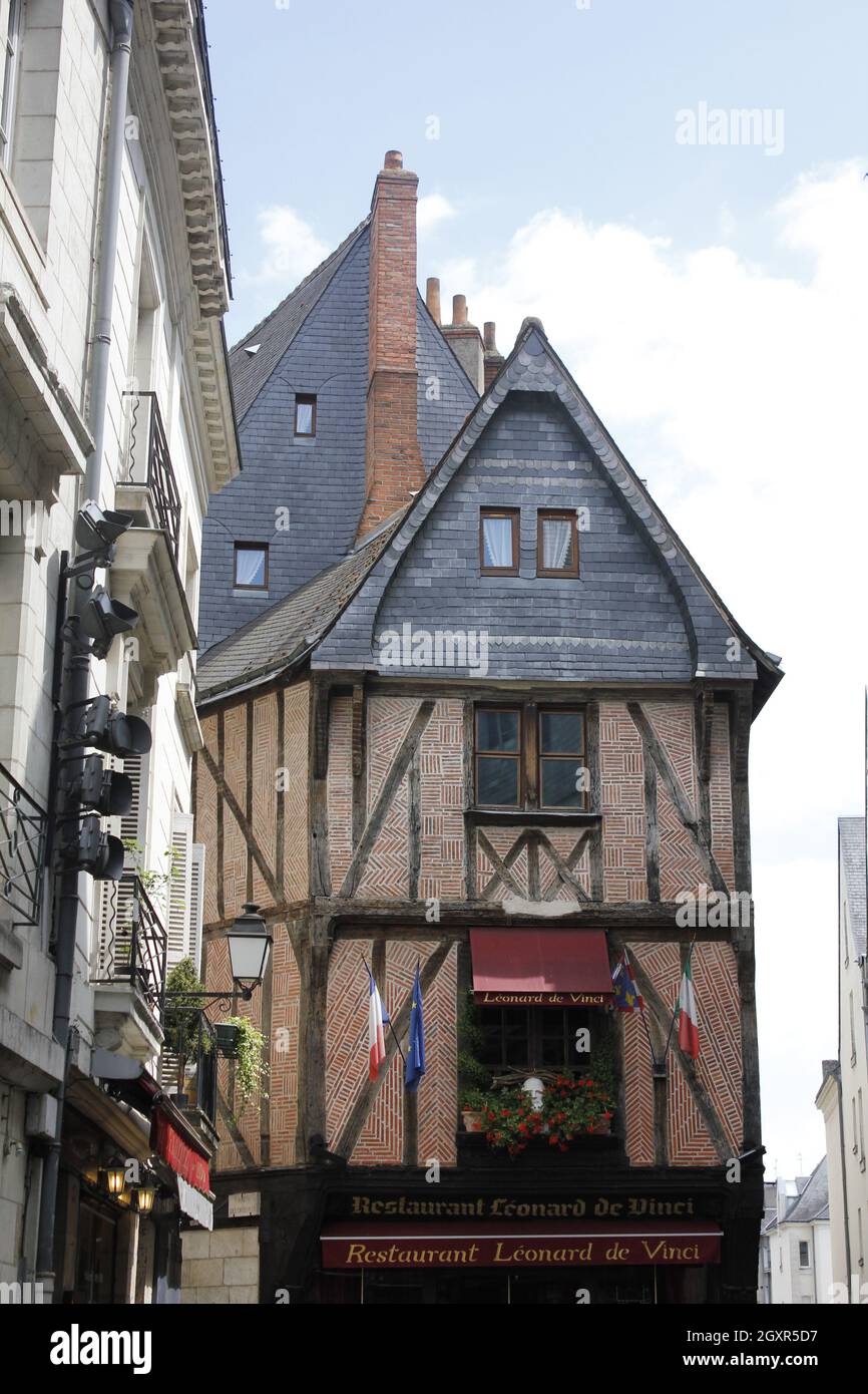 Stadt in Frankreich Stockfoto