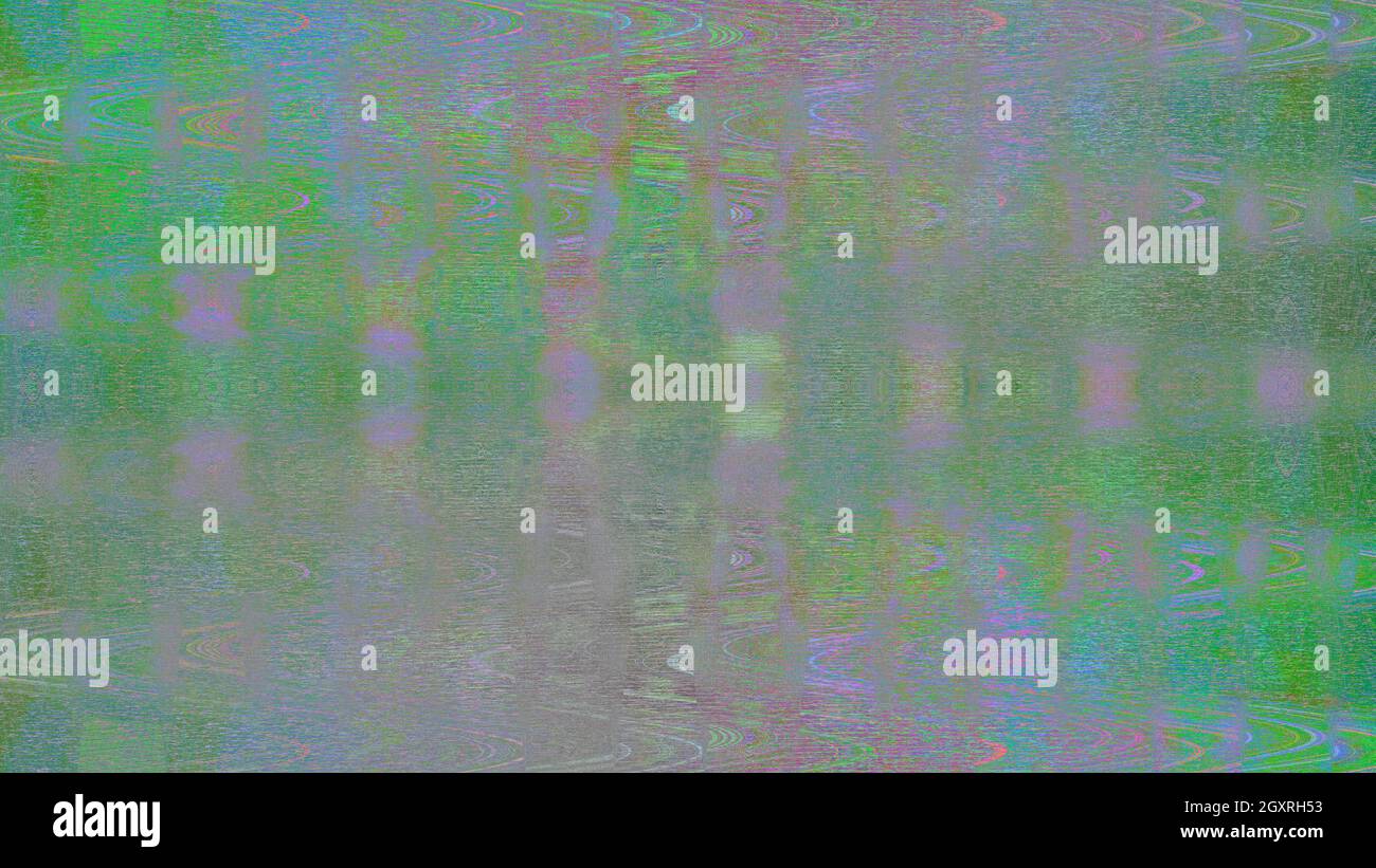 Ein abstraktes Glitch Art Hintergrundbild. Stockfoto