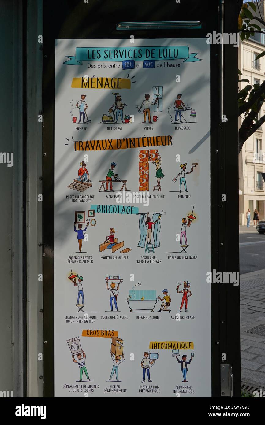 Paris, Conciergerie du Quartier Stockfoto