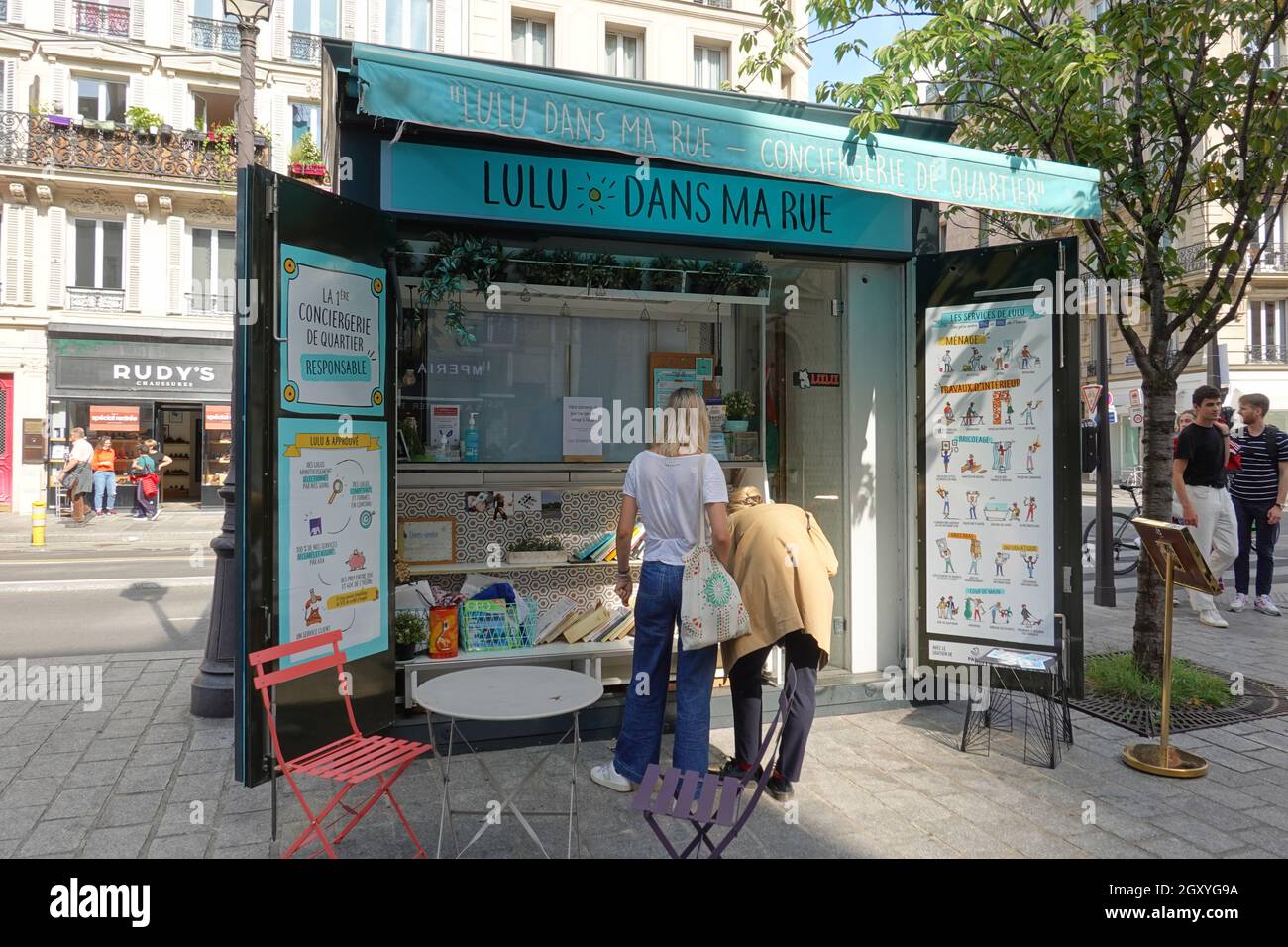 Paris, Conciergerie du Quartier Stockfoto