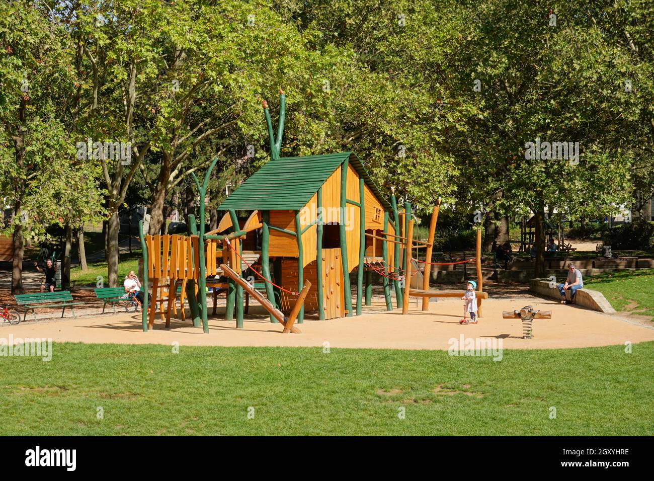 Paris, Parc Georges Brassens Stockfoto