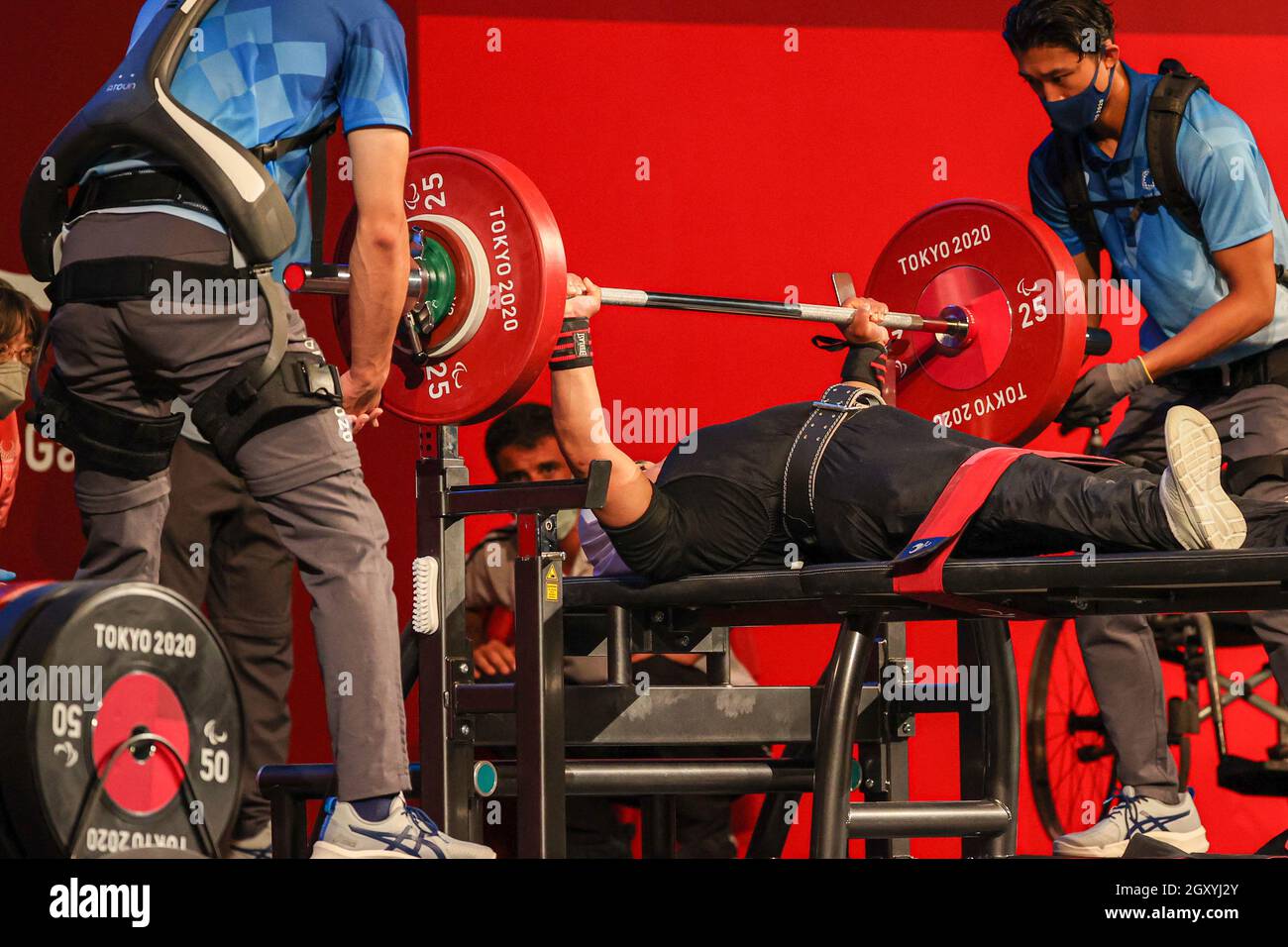 Tokio, Japan. 2021. August. Para Powerlifting Frauen bis zu 61 kg. Alhasan Fatema – Syrien (SYR) Stockfoto