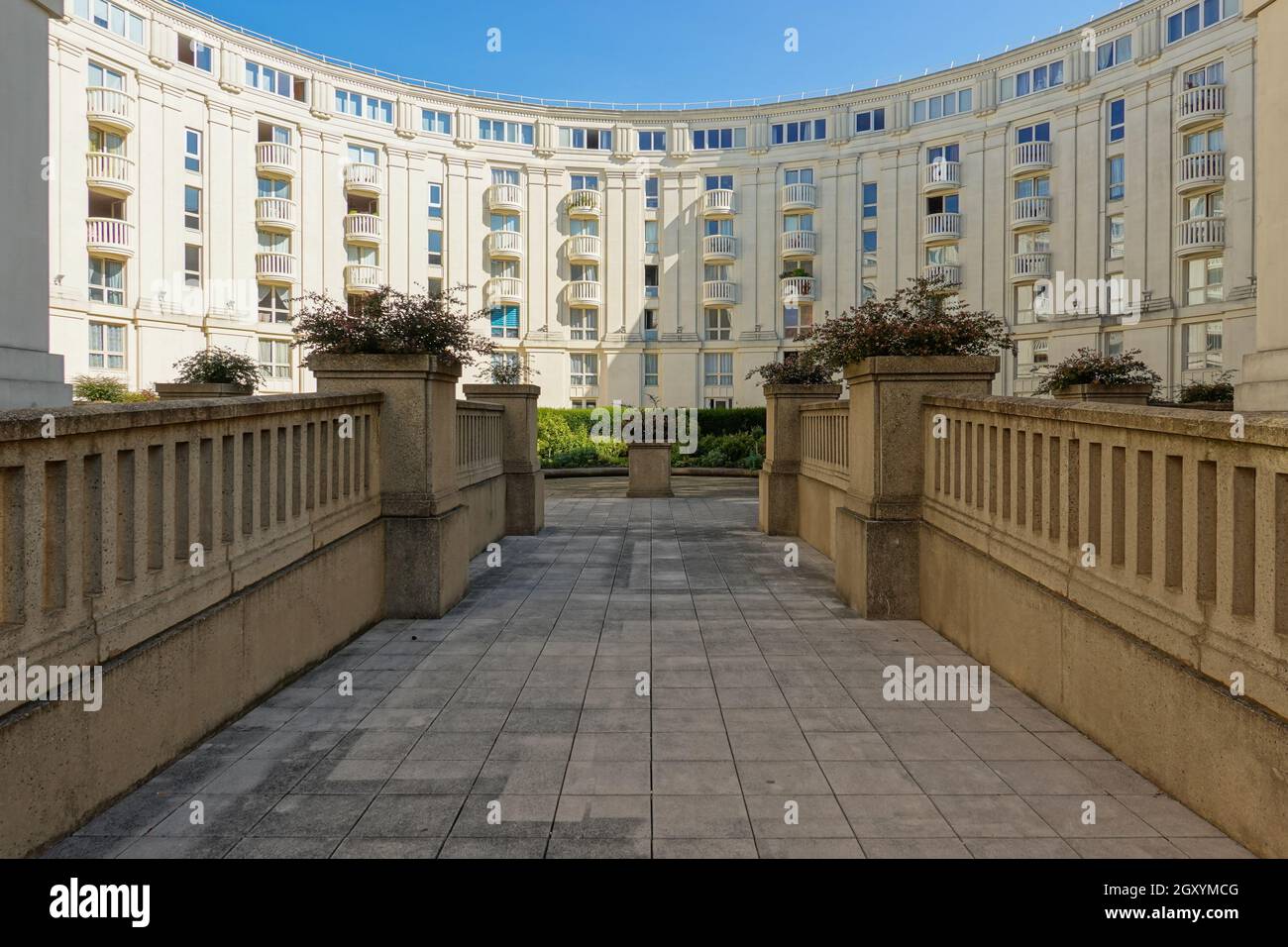 Paris, Les Echelles Du Baroque, Ricardo Bofill 1986, Place de l'Amphitheater Stockfoto