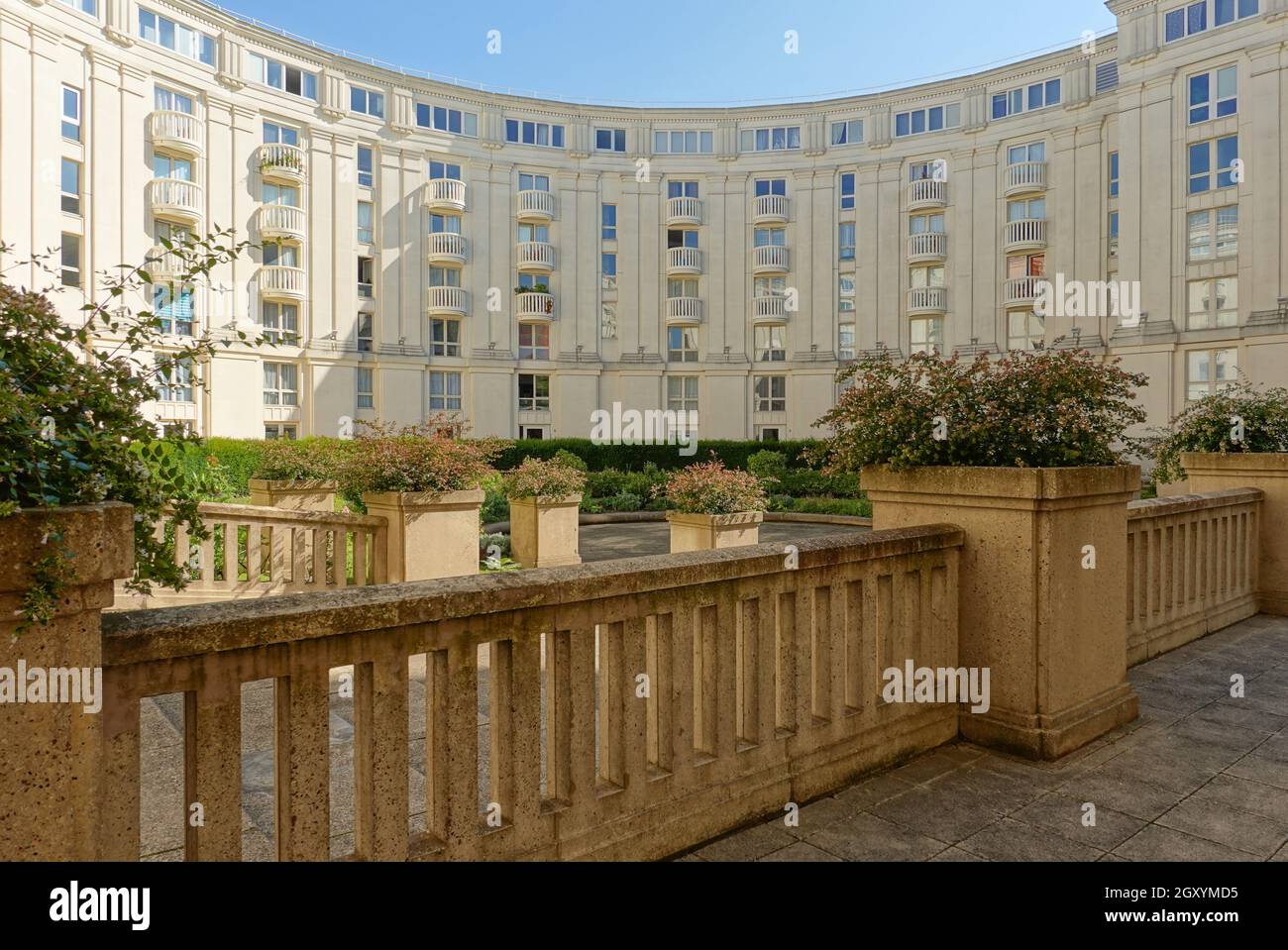 Paris, Les Echelles Du Baroque, Ricardo Bofill 1986, Place de l'Amphitheater Stockfoto