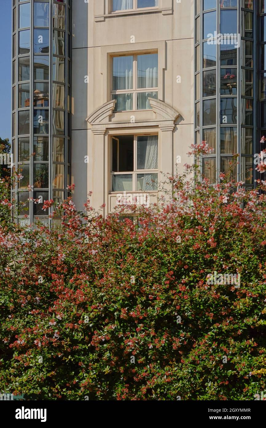 Paris, Les Echelles Du Baroque, Ricardo Bofill 1986, Place de Seoul Stockfoto