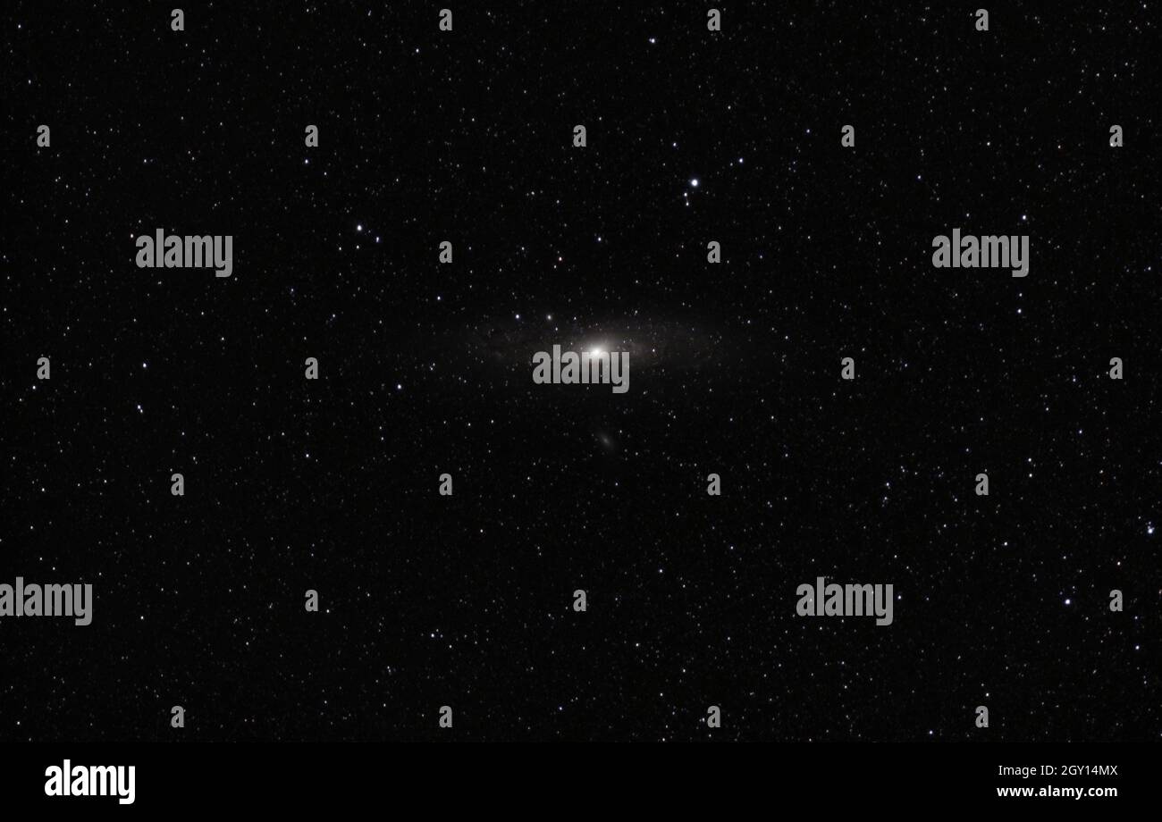 Andromeda-Galaxie Stockfoto