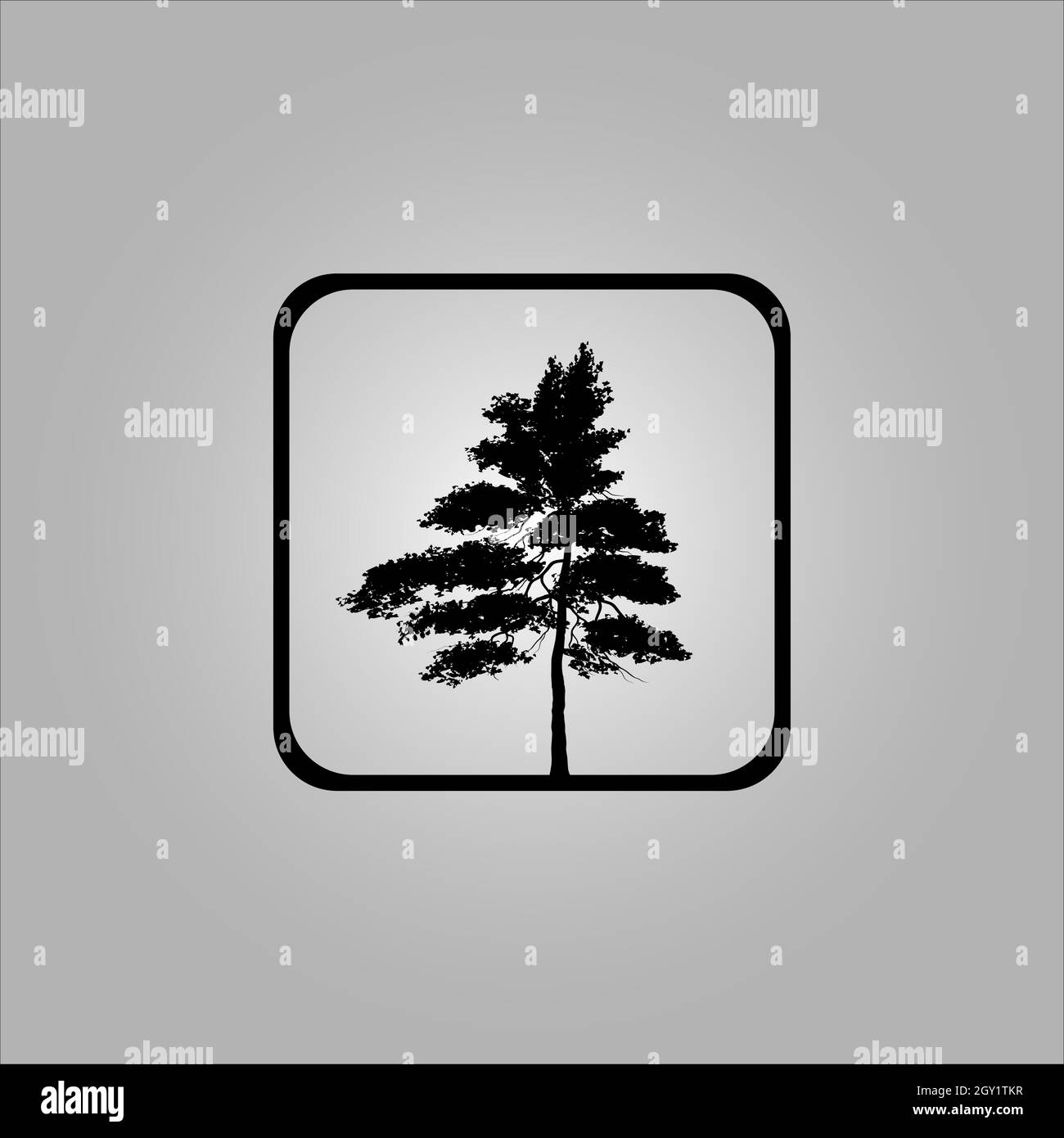 Bestes Baum-Logo-Design oder beste Baum-Symbol. Perfekt für Firmenlogo oder Branding und Ihr Design. Stock Vektor