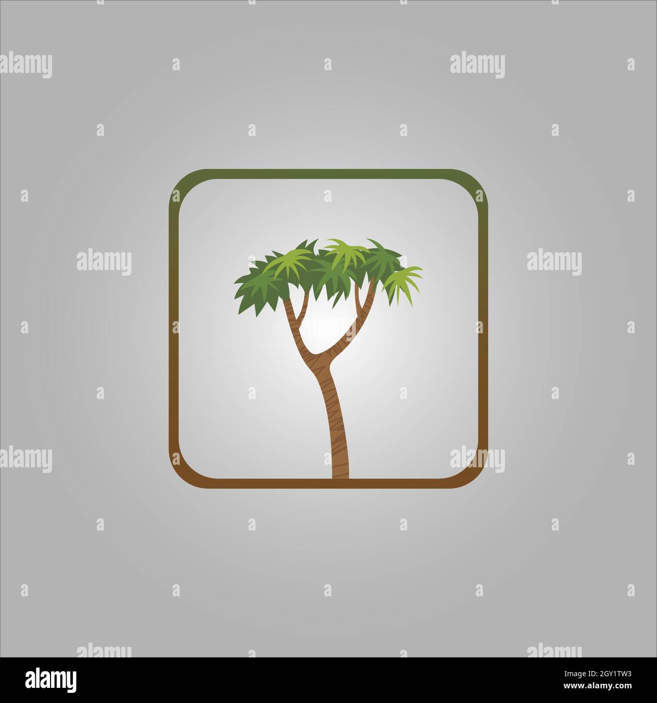Bestes Baum-Logo-Design oder beste Baum-Symbol. Perfekt für Firmenlogo oder Branding und Ihr Design. Stock Vektor