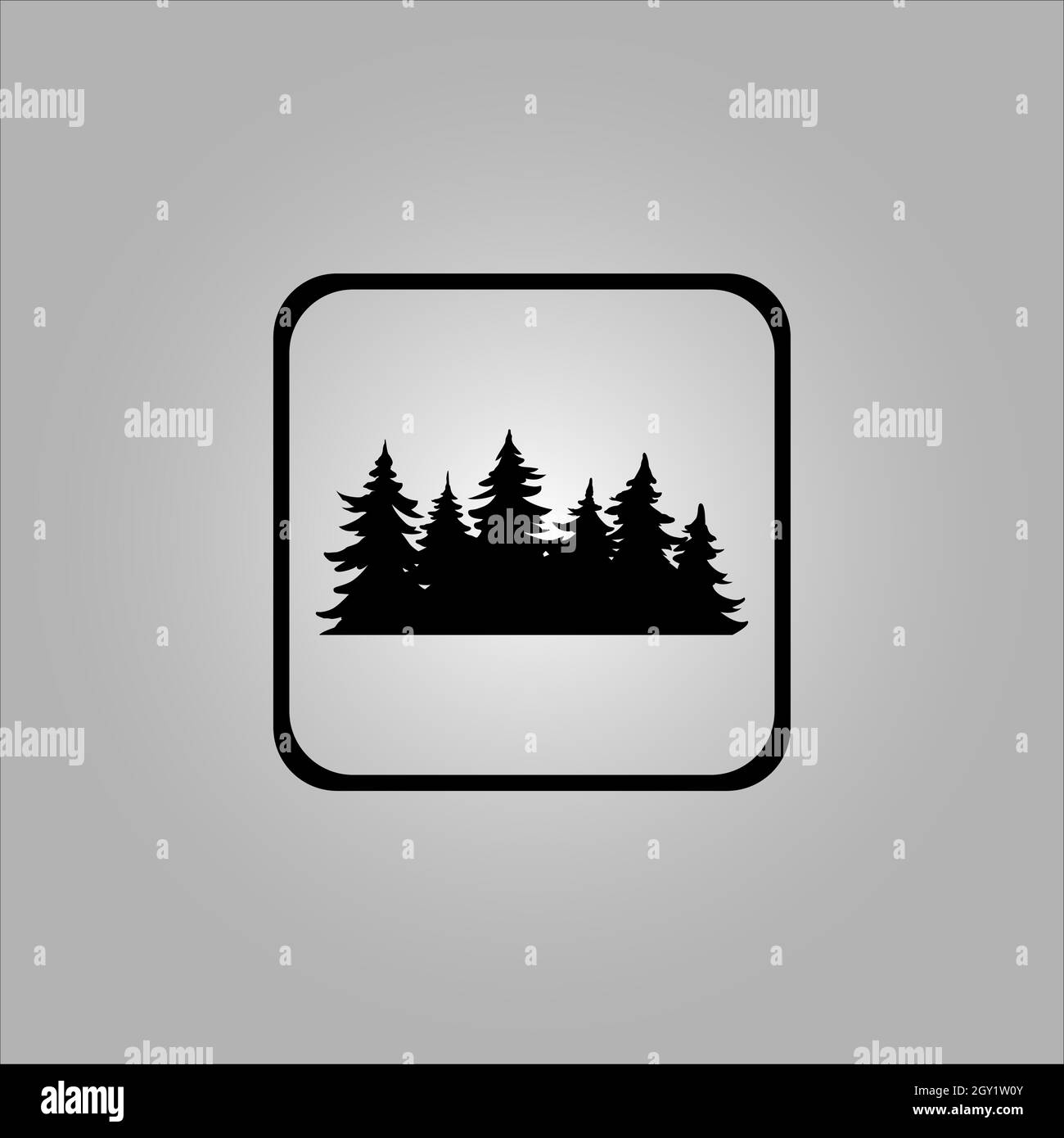 Bestes Baum-Logo-Design oder beste Baum-Symbol. Perfekt für Firmenlogo oder Branding und Ihr Design. Stock Vektor