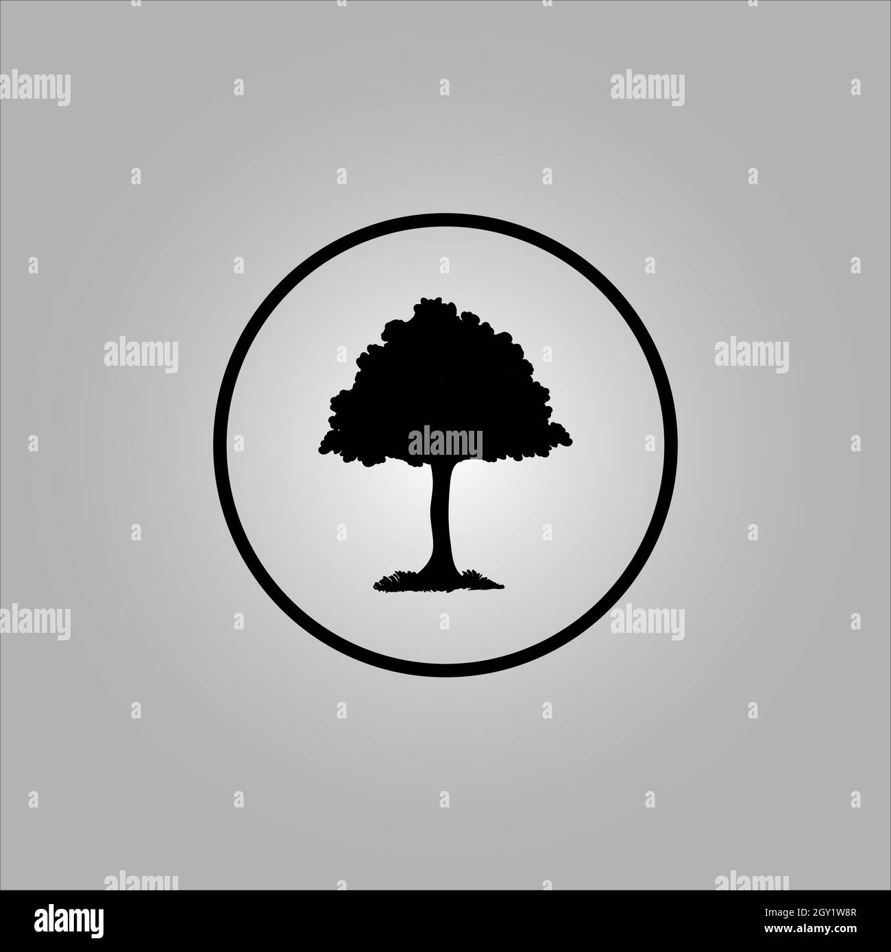 Bestes Baum-Logo-Design oder beste Baum-Symbol. Perfekt für Firmenlogo oder Branding und Ihr Design. Stock Vektor
