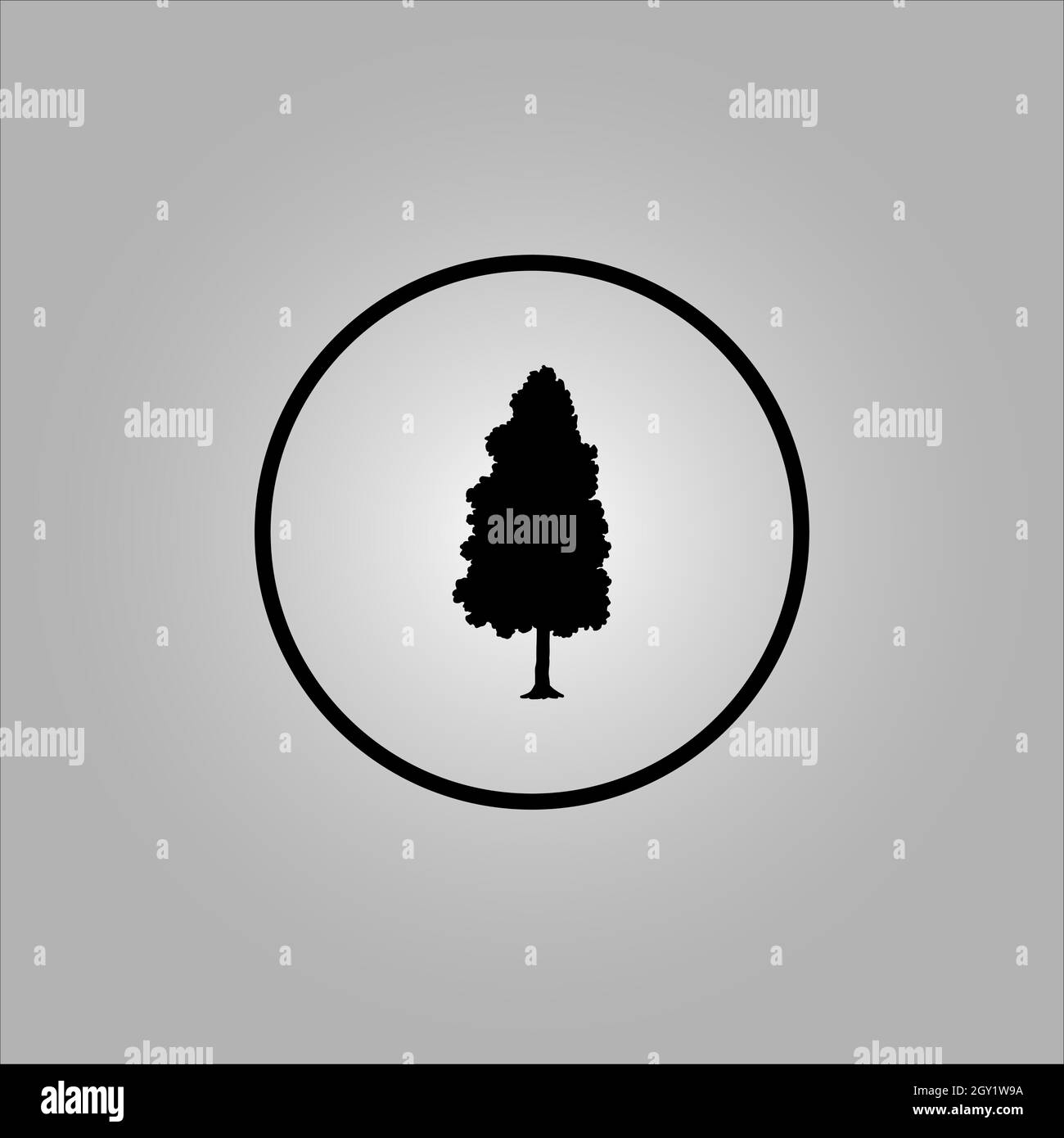 Bestes Baum-Logo-Design oder beste Baum-Symbol. Perfekt für Firmenlogo oder Branding und Ihr Design. Stock Vektor