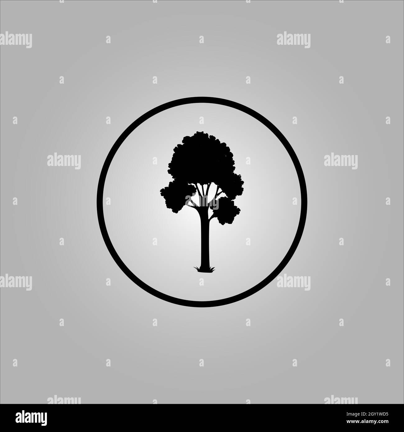 Bestes Baum-Logo-Design oder beste Baum-Symbol. Perfekt für Firmenlogo oder Branding und Ihr Design. Stock Vektor