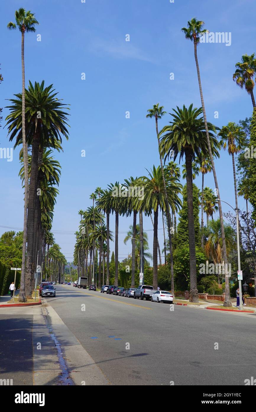 Straßenszene, Beverly Hills, Los Angeles, Kalifornien, USA Stockfoto