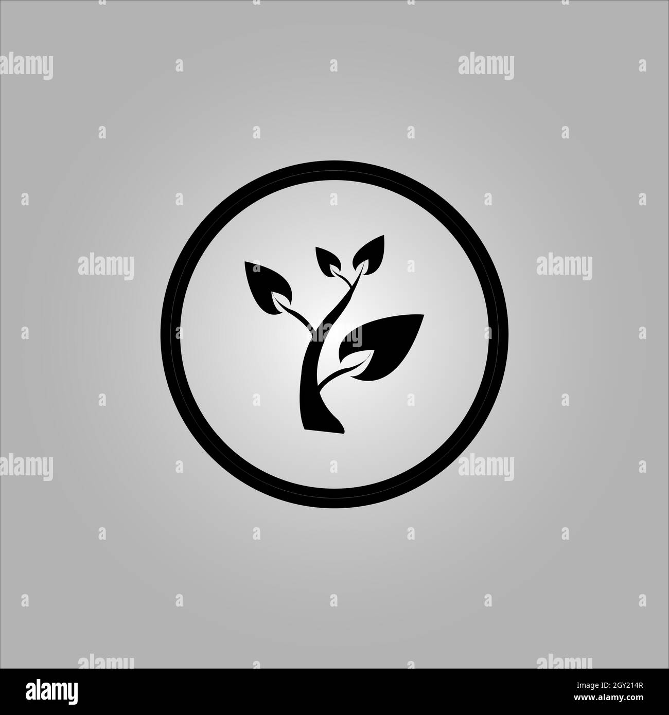 Bestes Baum-Logo-Design oder beste Baum-Symbol. Perfekt für Firmenlogo oder Branding und Ihr Design. Stock Vektor