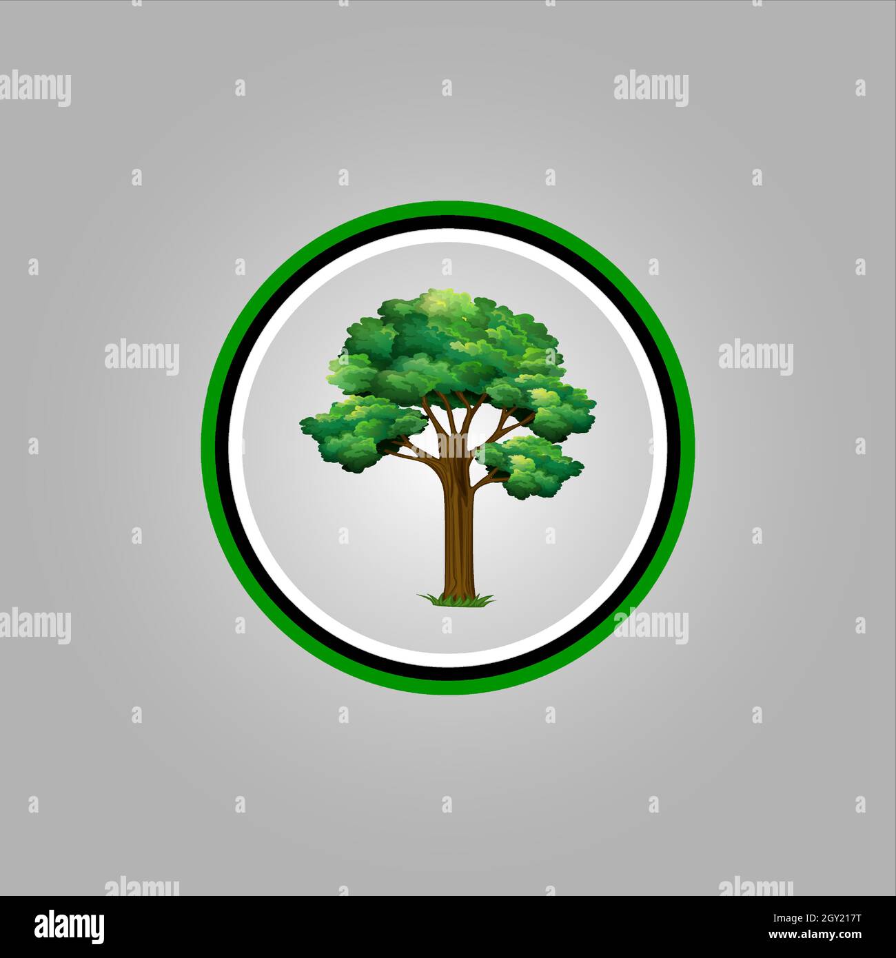 Bestes Baum-Logo-Design oder beste Baum-Symbol. Perfekt für Firmenlogo oder Branding und Ihr Design. Stock Vektor