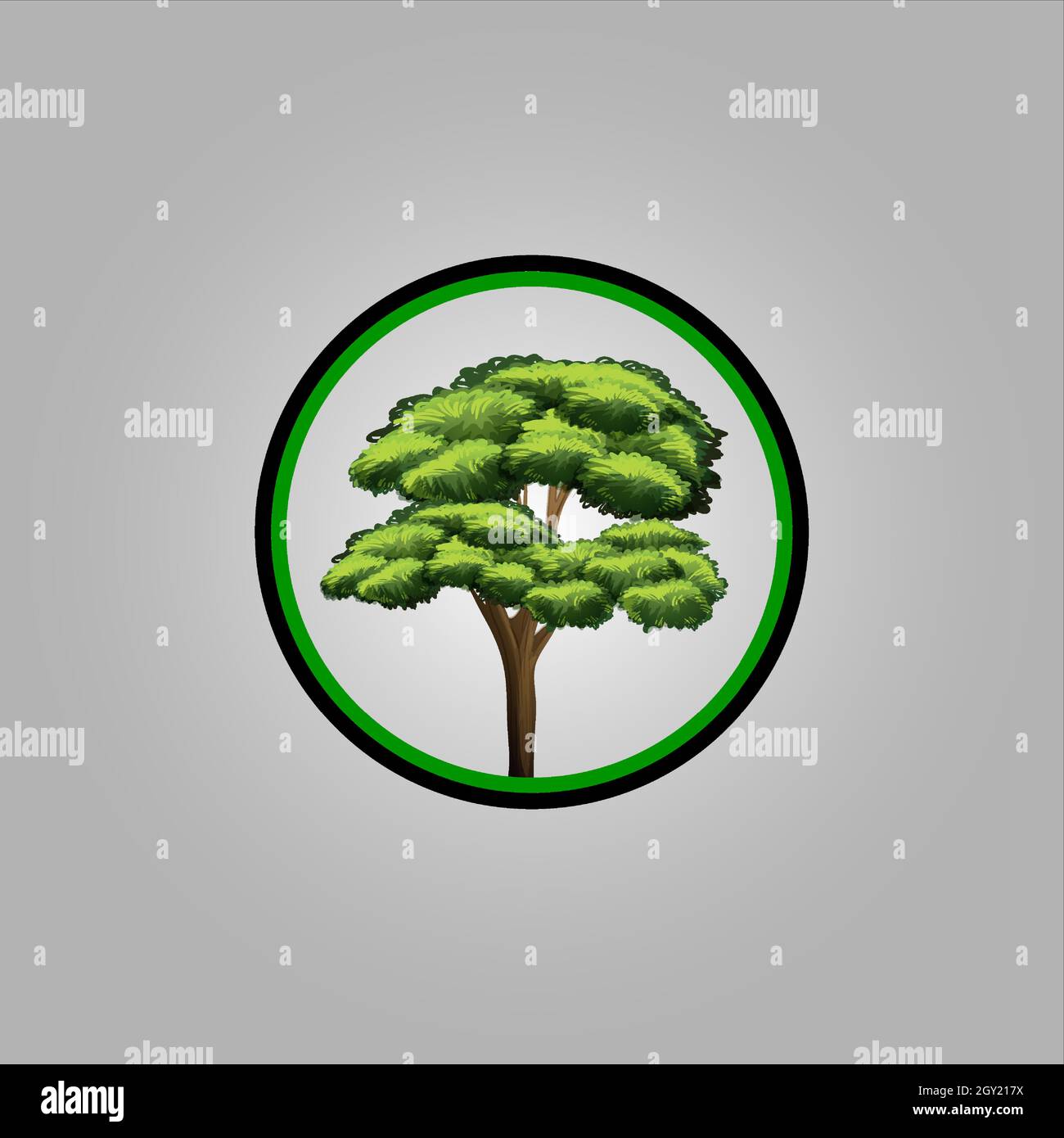 Bestes Baum-Logo-Design oder beste Baum-Symbol. Perfekt für Firmenlogo oder Branding und Ihr Design. Stock Vektor