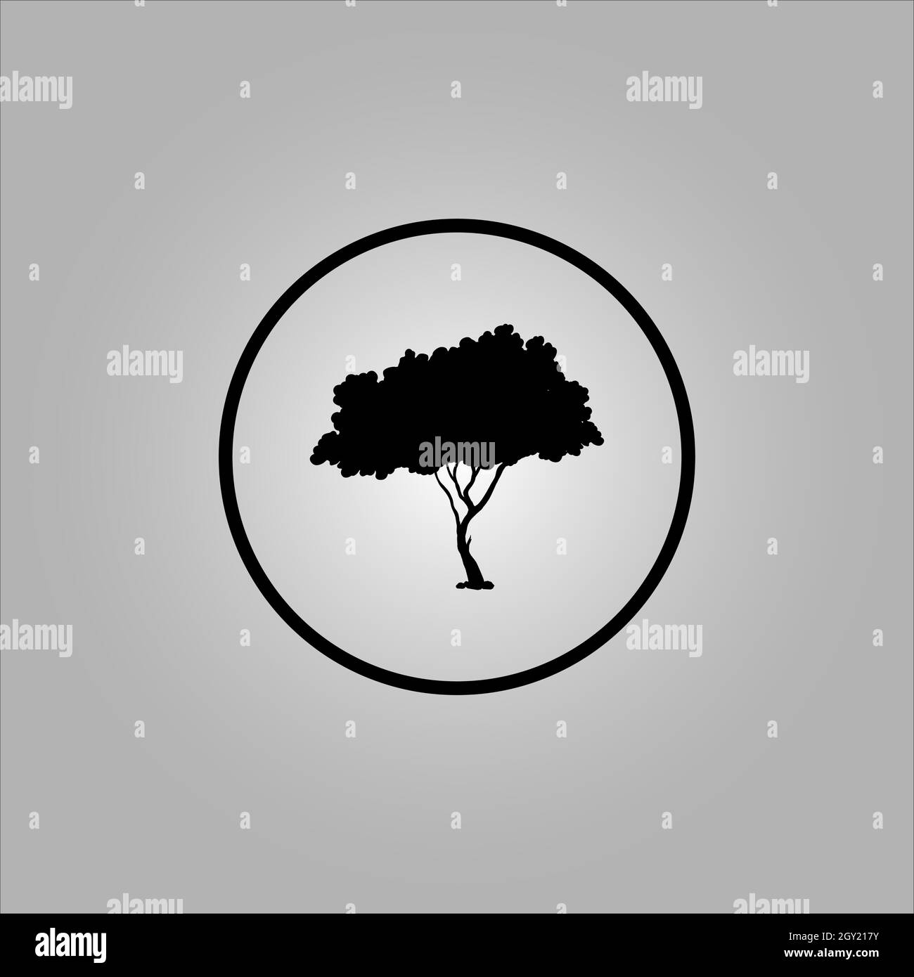 Bestes Baum-Logo-Design oder beste Baum-Symbol. Perfekt für Firmenlogo oder Branding und Ihr Design. Stock Vektor