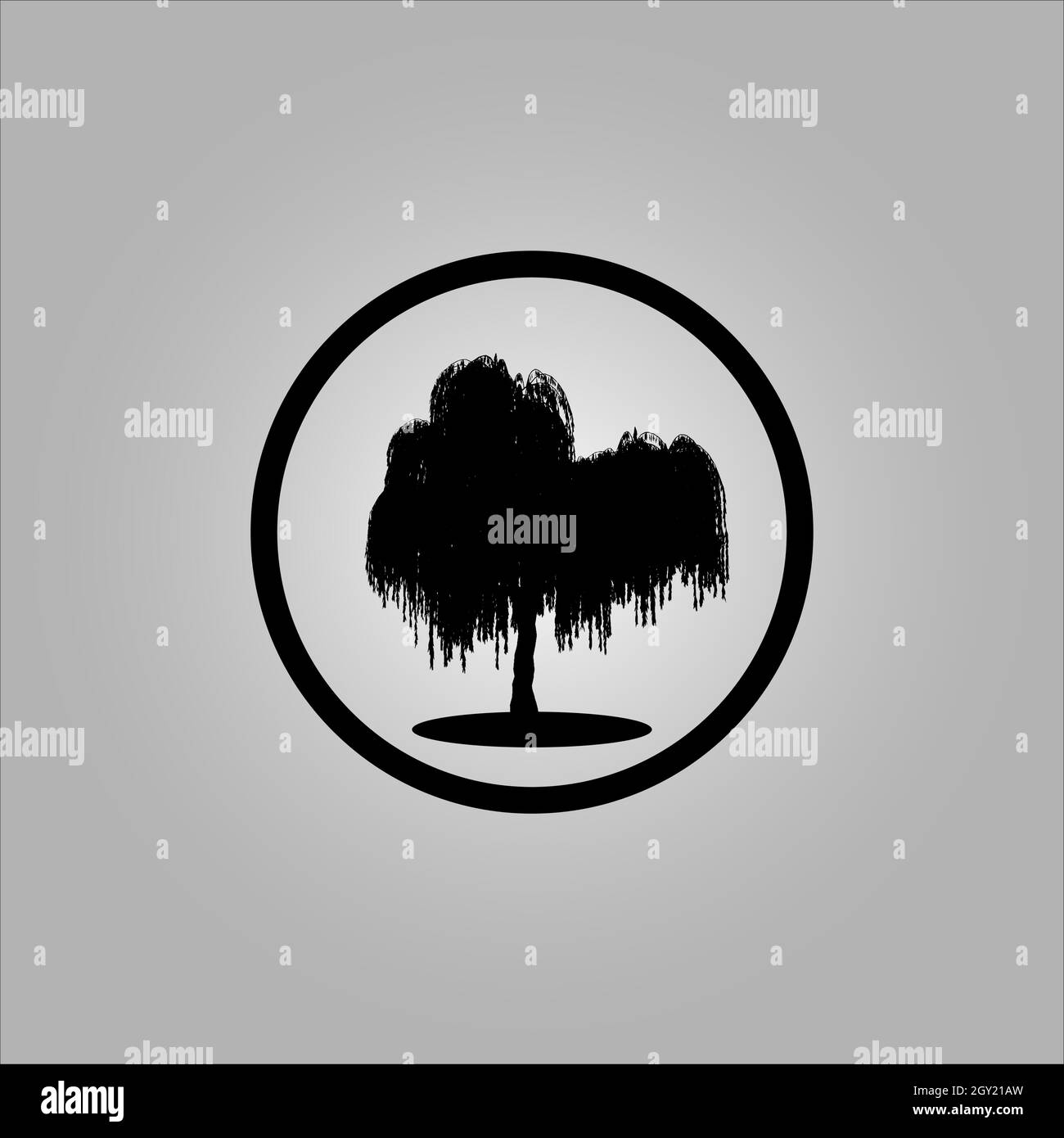 Bestes Baum-Logo-Design oder beste Baum-Symbol. Perfekt für Firmenlogo oder Branding und Ihr Design. Stock Vektor