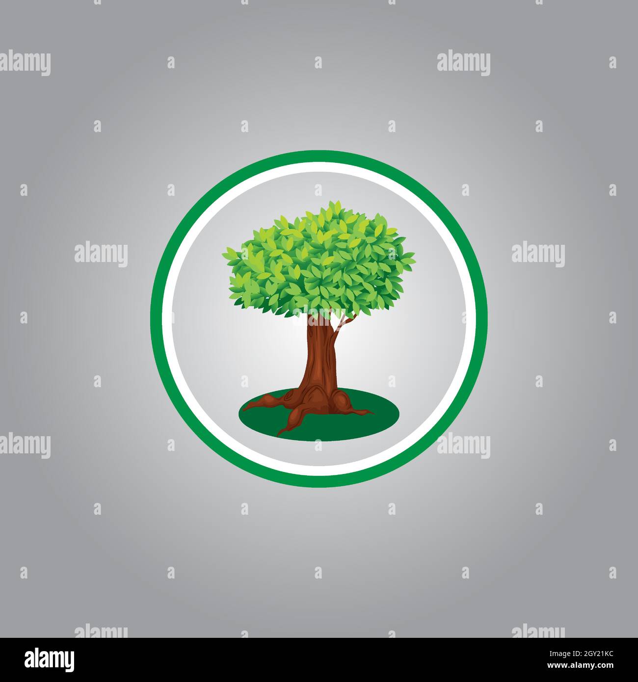 Bestes Baum-Logo-Design oder beste Baum-Symbol. Perfekt für Firmenlogo oder Branding und Ihr Design. Stock Vektor