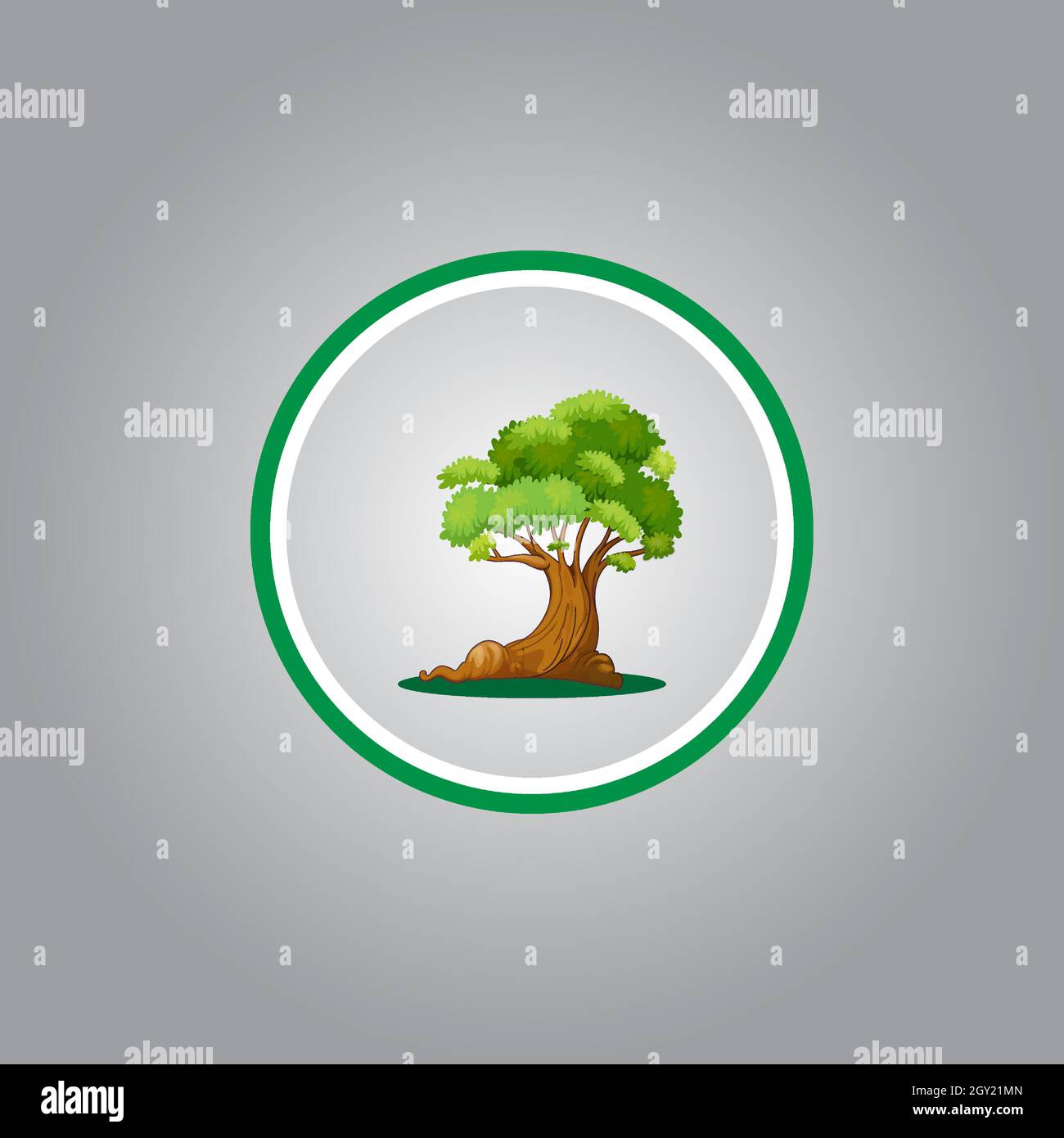 Bestes Baum-Logo-Design oder beste Baum-Symbol. Perfekt für Firmenlogo oder Branding und Ihr Design. Stock Vektor