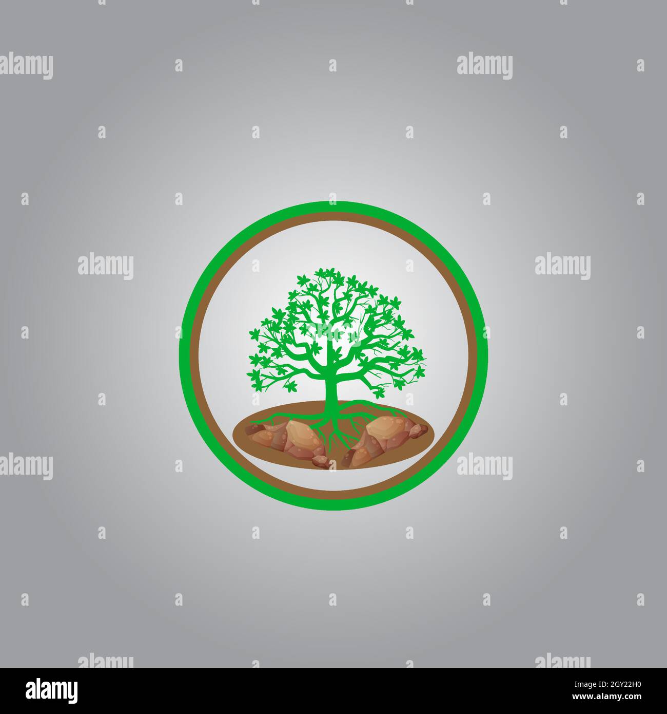Bestes Baum-Logo-Design oder beste Baum-Symbol. Perfekt für Firmenlogo oder Branding und Ihr Design. Stock Vektor