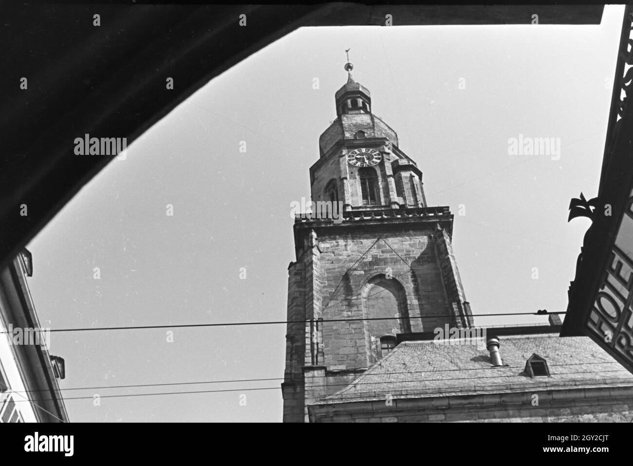 Ein Ausflug nach Heidelberg, Deutsches Reich 30er Jahre. Ein Ausflug nach Heidelberg; Deutschland 1930. Stockfoto