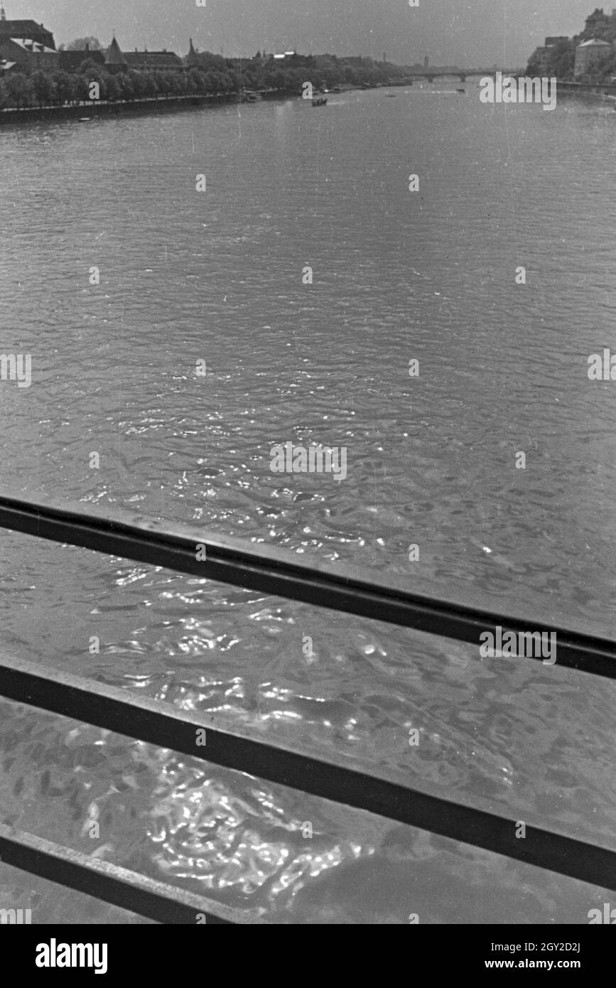 Ein Ausflug nach Heidelberg, Deutsches Reich 30er Jahre. Ein Ausflug nach Heidelberg; Deutschland 1930. Stockfoto