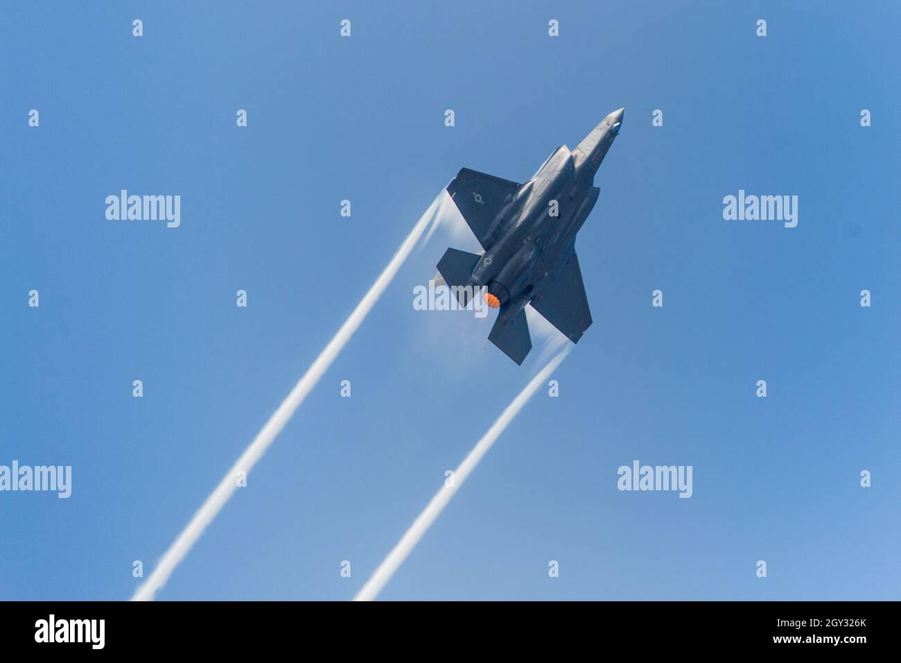 USAAF Lockheed Martin F35 Lightning II Jet Fighter bei RIAT Fairford Stockfoto