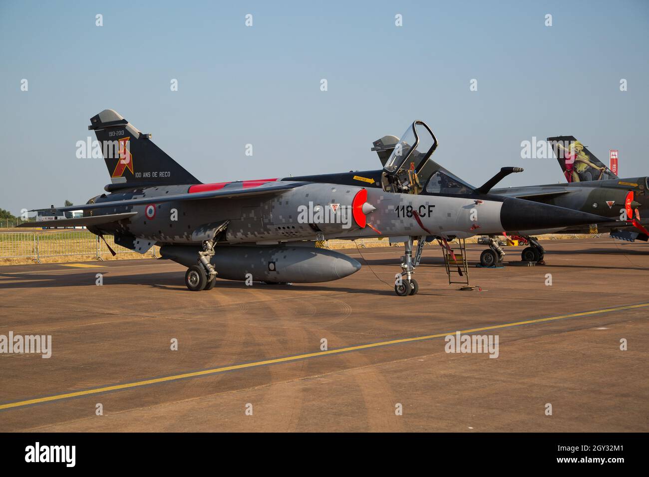 Dassault Mirage F1 auf der RIAT Fairford Airshow Stockfoto