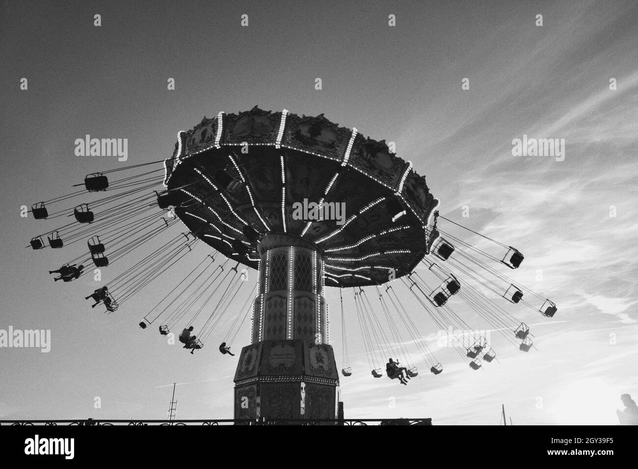 Blick auf den Vergnügungspark Grona Lund in Stockholm Schweden. Hochwertiges Foto 20200701 Stockfoto