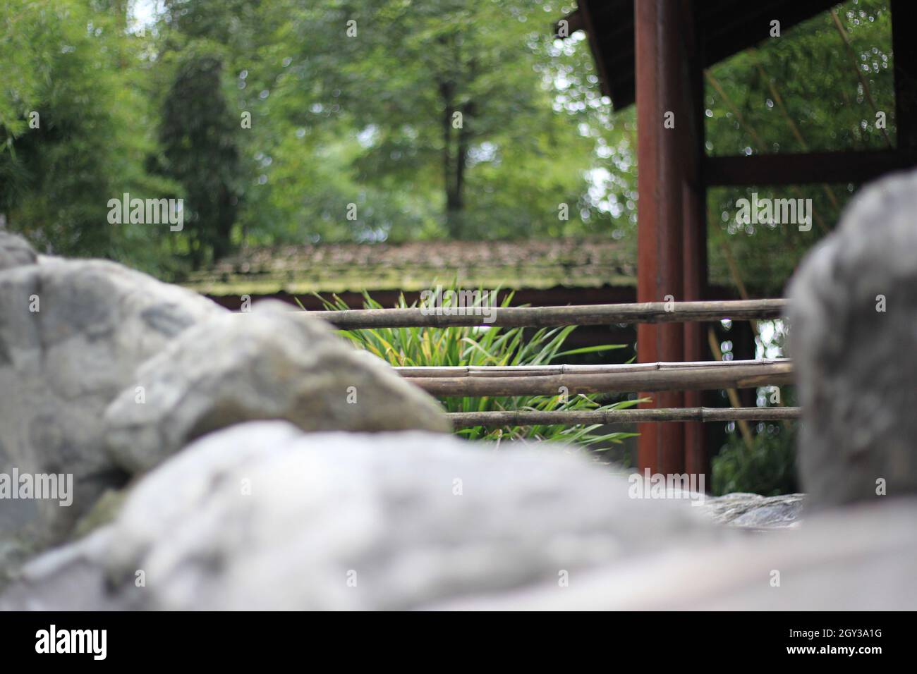 Heiße Quelle in Chengdu. 22. September 2021 Stockfoto