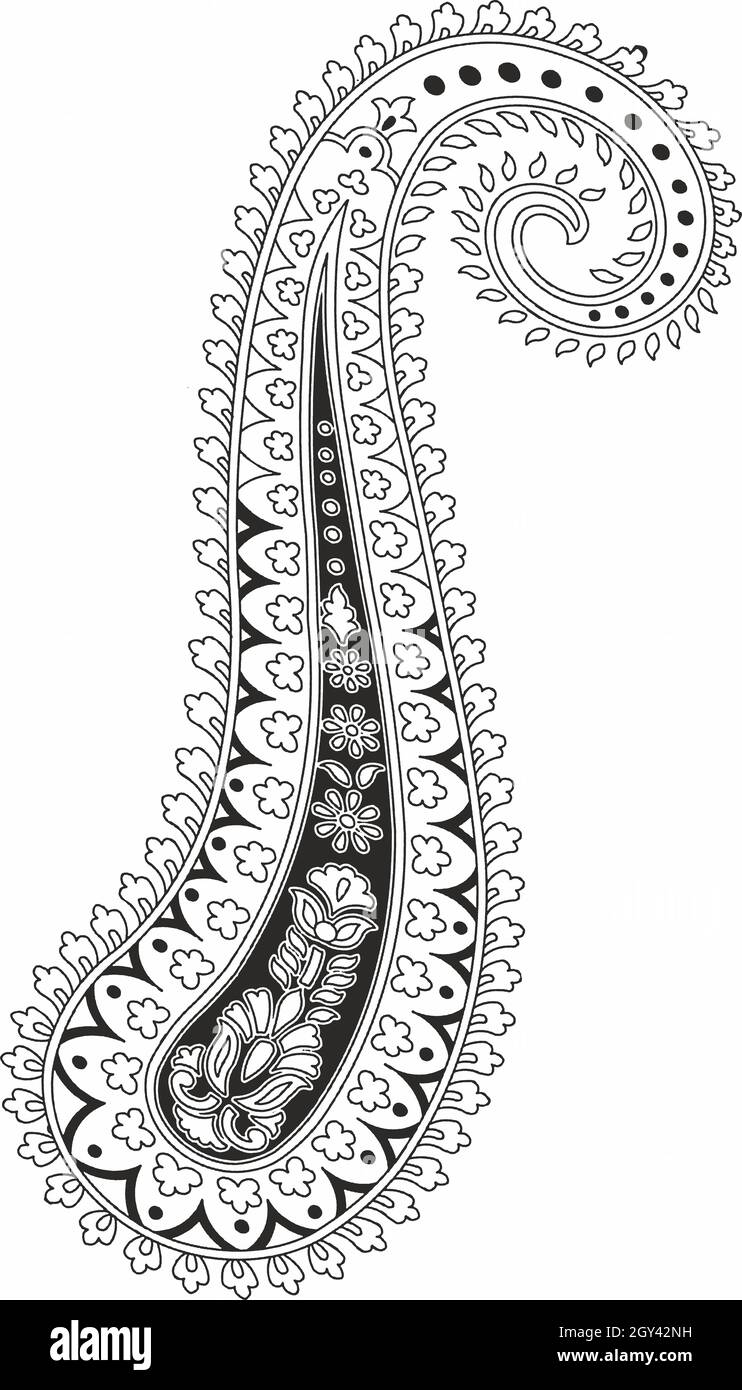 Moderne einfache geometrische nahtlose Muster mit rosa Farbe Blumenform, Linie Textur auf gelbem Hintergrund. Helle abstrakte florale Tapete, hell til Stockfoto