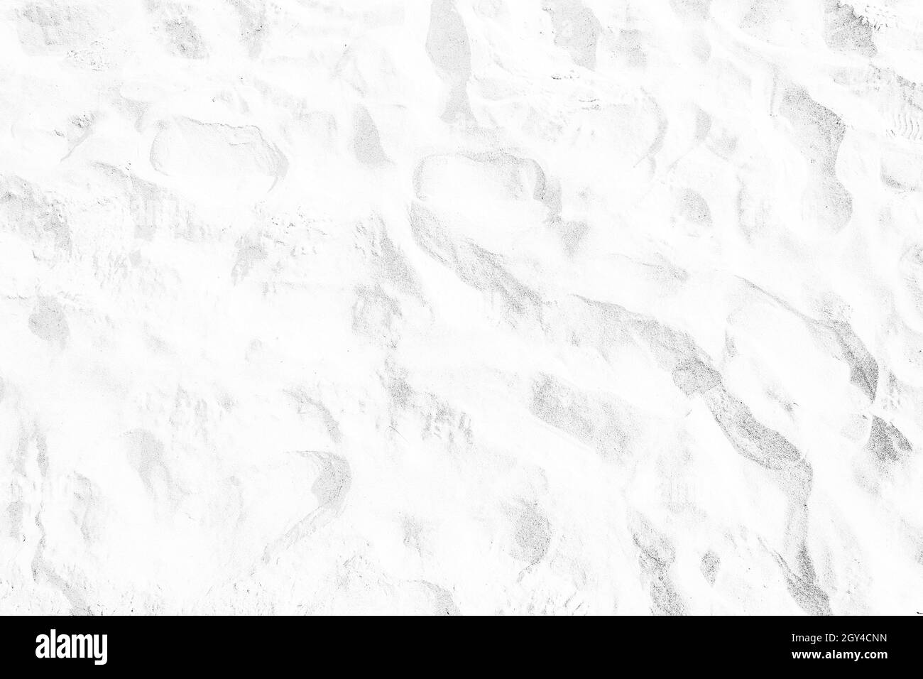 Weißer abstrakter Hintergrund mit Textur. Sand Strand weiße Farbe. Stockfoto