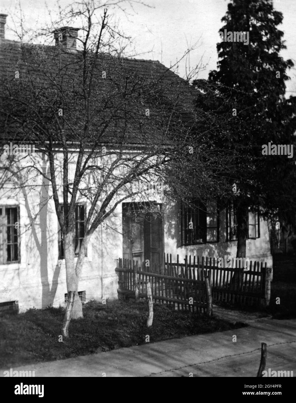 Adolf Hitlers Jugendzentrum in Leonding bei Linz. [Automatisierte Übersetzung] Stockfoto